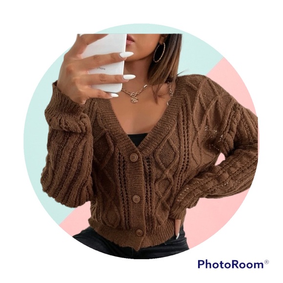 SHEIN Sweaters - Knit Cardigan